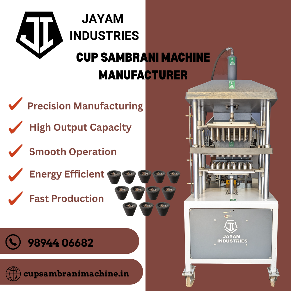 Cup Sambrani Machine Manufacturer