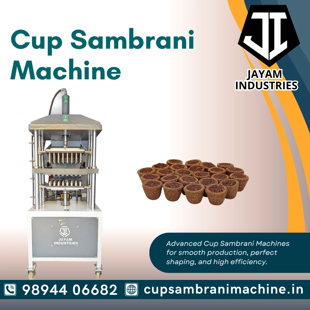 Cup Sambrani Machine Manufacturer in Tamilnadu