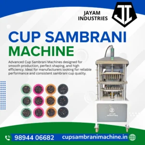 Cup Sambrani Machines Manufacturer in Tamilnadu – Jayam Industries