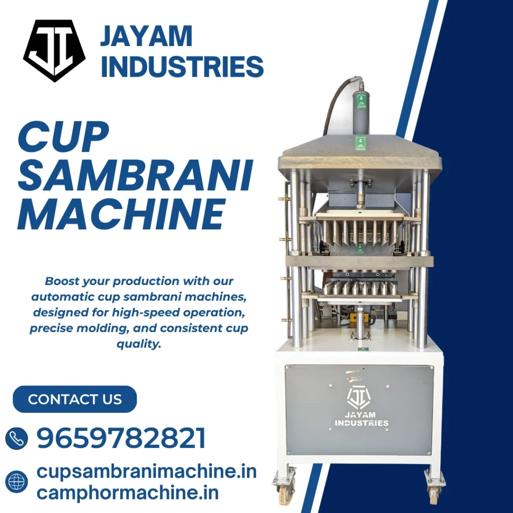 Automatic Cup Sambrani Machine Manufacturer in Coimbatore